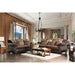 Franklin Dark Brown/Tan Sofa, Dark Brown - Sweet Dreams Bedding & Furn (PA)