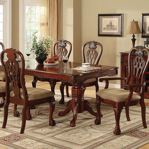 GEORGETOWN Antique Cherry Dining Table w/ Double Pedestals - Sweet Dreams Bedding & Furn (PA)