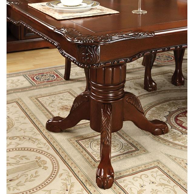 GEORGETOWN Antique Cherry Dining Table w/ Double Pedestals - Sweet Dreams Bedding & Furn (PA)