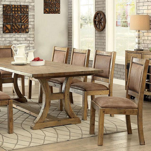 GIANNA Rustic Pine 96" Dining Table - Sweet Dreams Bedding & Furn (PA)