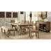 GIANNA Rustic Pine Fabric Bench - Sweet Dreams Bedding & Furn (PA)