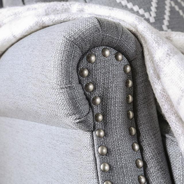 Giovanni Gray Love Seat - Sweet Dreams Bedding & Furn (PA)