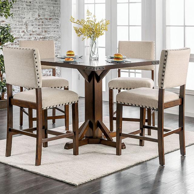 GLENBROOK Brown Cherry Counter Ht. Table - Sweet Dreams Bedding & Furn (PA)