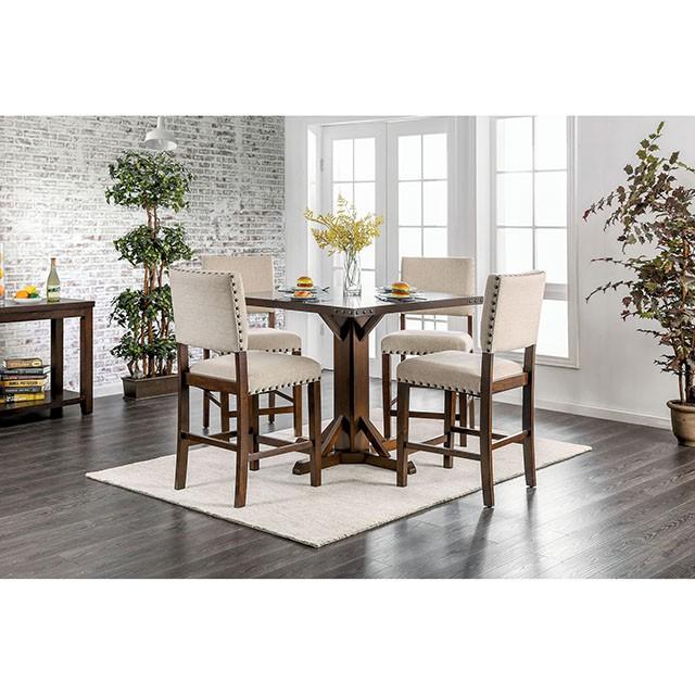 GLENBROOK Brown Cherry Counter Ht. Table - Sweet Dreams Bedding & Furn (PA)
