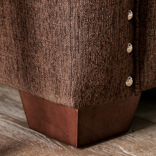 BELSIZE Sofa, Chocolate/Tan - Sweet Dreams Bedding & Furn (PA)