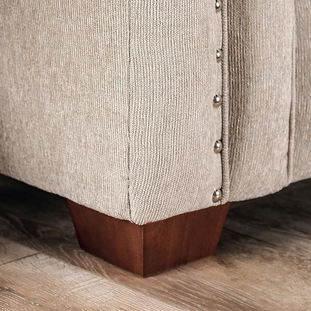 BELSIZE Sofa, Beige/Navy - Sweet Dreams Bedding & Furn (PA)