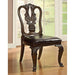 Bellagio Brown Cherry Wooden Side Chair (2/CTN) - Sweet Dreams Bedding & Furn (PA)