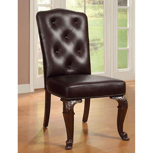 Bellagio Brown Cherry Round Dining Table - Sweet Dreams Bedding & Furn (PA)