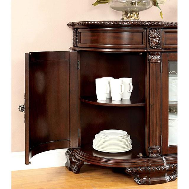 Bellagio Brown Cherry Round Dining Table - Sweet Dreams Bedding & Furn (PA)