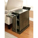 LILITH I Gray Side Table w/ USB - Sweet Dreams Bedding & Furn (PA)