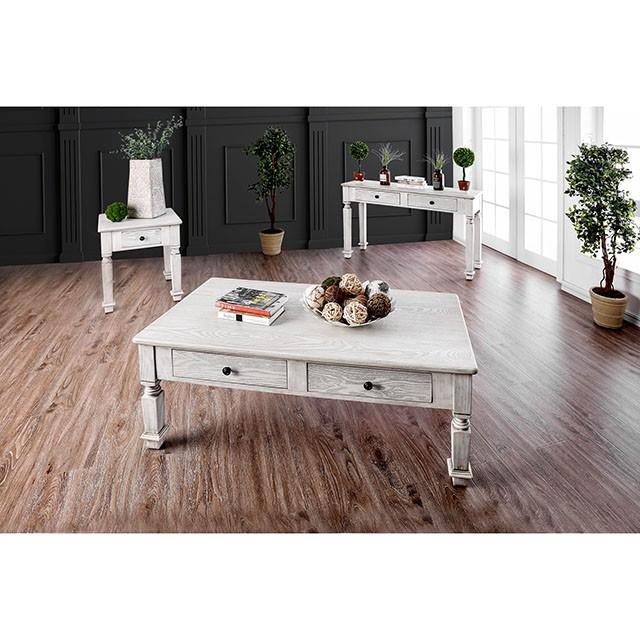 Joliet Antique White End Table - Sweet Dreams Bedding & Furn (PA)
