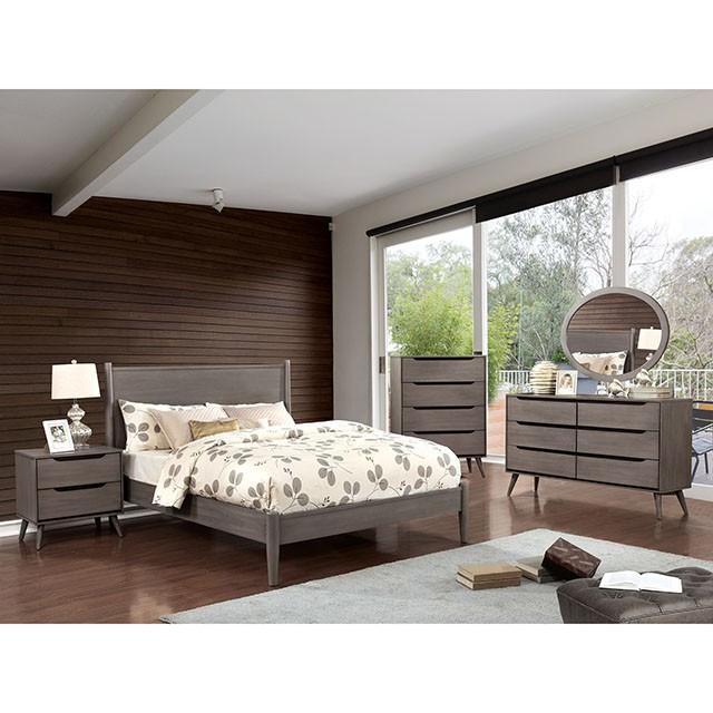 Lennart Gray Rectangular Mirror - Sweet Dreams Bedding & Furn (PA)