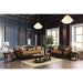 Quirino Tan/Dark Brown Sofa - Sweet Dreams Bedding & Furn (PA)