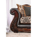 JAMAEL Brown/Espresso Sofa - Sweet Dreams Bedding & Furn (PA)