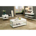 Raya White Sofa Table, White - Sweet Dreams Bedding & Furn (PA)