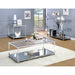 Ludvig Chrome/Clear Sofa Table - Sweet Dreams Bedding & Furn (PA)