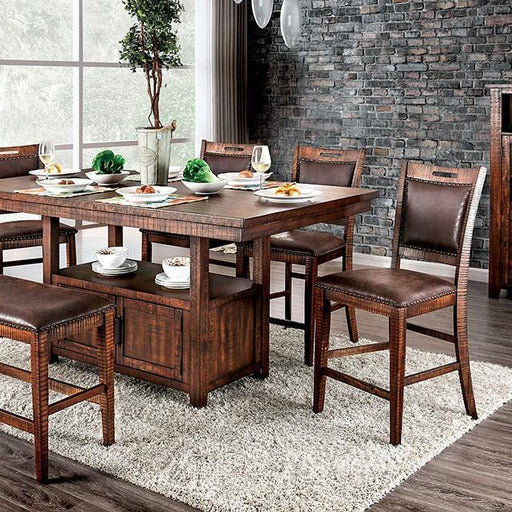 Wichita Light Walnut Counter Ht. Table - Sweet Dreams Bedding & Furn (PA)