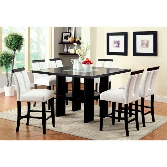 LUMINAR II Black/White Counter Ht. Chair (2/CTN) - Sweet Dreams Bedding & Furn (PA)