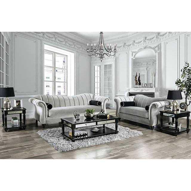 Marvin Pewter Love Seat - Sweet Dreams Bedding & Furn (PA)