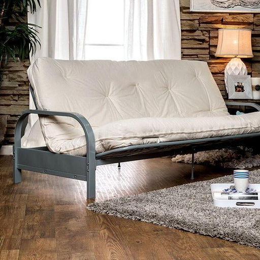 KNOX White 8" White Futon Mattress w/ Inner Spring - Sweet Dreams Bedding & Furn (PA)