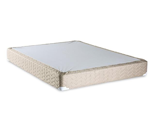 Lilium White/Brown Foundation, Full - Sweet Dreams Bedding & Furn (PA)
