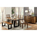 MADDISON Tobacco Oak/Black Bench - Sweet Dreams Bedding & Furn (PA)