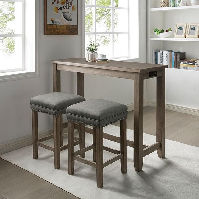 Caerleon 3 & 4 Piece Counter Ht. Set Gray & Blue