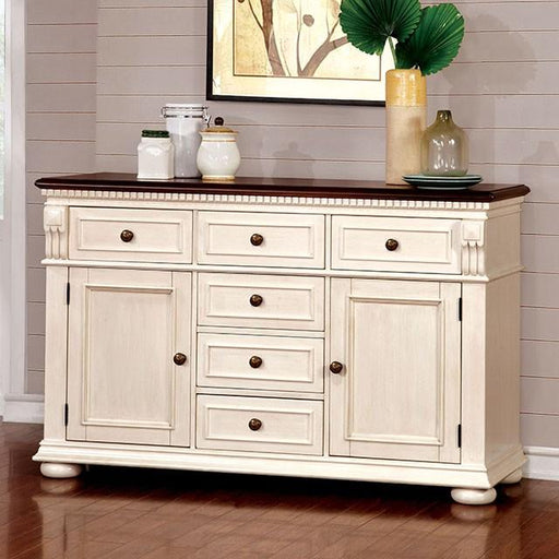 SABRINA Off White/Cherry Server, Cherry & White - Sweet Dreams Bedding & Furn (PA)