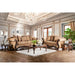 NICANOR Tan/Gold Sofa - Sweet Dreams Bedding & Furn (PA)