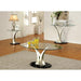 VALO Satin Plated/Black End Table - Sweet Dreams Bedding & Furn (PA)