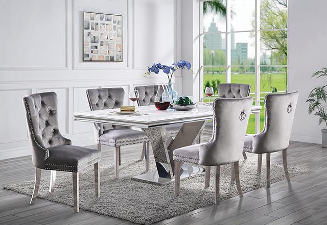 Valdevers 7 Pc Dining Table Set - Sweet Dreams Bedding & Furn (PA)