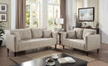 LYNDA Loveseat w/ Pillows, Light Gray - Sweet Dreams Bedding & Furn (PA)