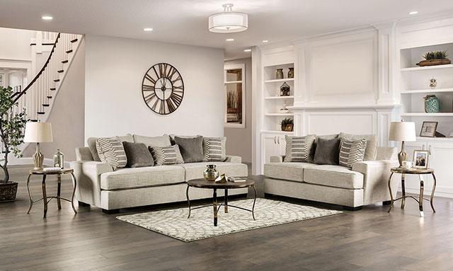 HOLBORN Sofa, Beige - Sweet Dreams Bedding & Furn (PA)