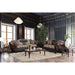 Quirino Light Brown/Dark Brown Sofa - Sweet Dreams Bedding & Furn (PA)