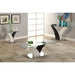 SLOANE White/Dark Gray/Chrome Coffee Table - Sweet Dreams Bedding & Furn (PA)