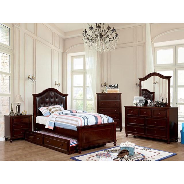 OLIVIA Mirror, Dark Walnut - Sweet Dreams Bedding & Furn (PA)