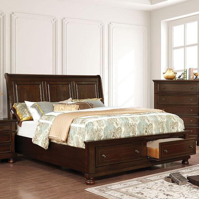 Castor Bed Black, Chrome, & White - Sweet Dreams Bedding & Furn (PA)