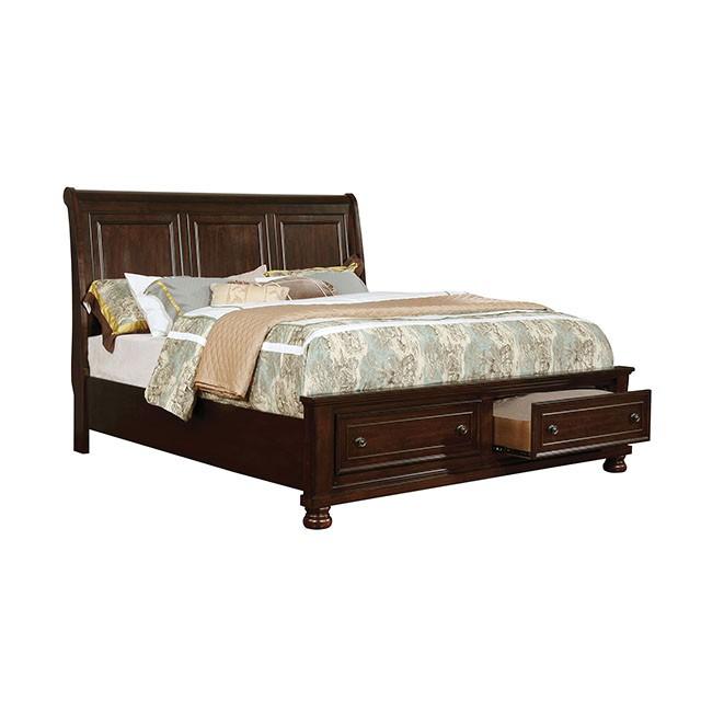 Castor Bed Black, Chrome, & White - Sweet Dreams Bedding & Furn (PA)