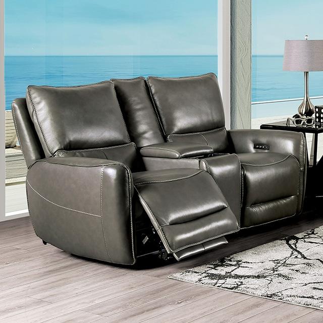 PHINEAS Power Loveseat, Gray image