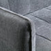LYNDA Loveseat w/ Pillows, Dark Gray - Sweet Dreams Bedding & Furn (PA)