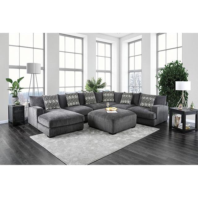Kaylee Gray U-Shaped Sectional - Sweet Dreams Bedding & Furn (PA)
