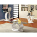 LODIA III White End Table, White - Sweet Dreams Bedding & Furn (PA)