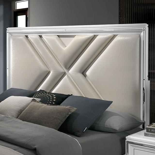 Emmeline 4 & 5 Piece Queen Bedroom Set Gray & White - Sweet Dreams Bedding & Furn (PA)