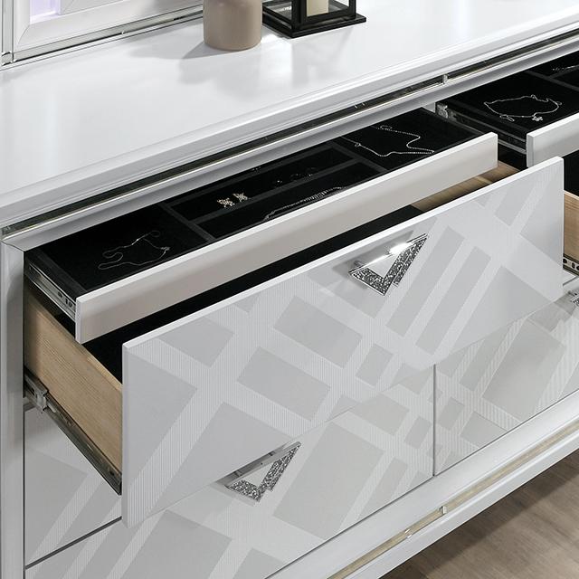 EMMELINE Dresser, White - Sweet Dreams Bedding & Furn (PA)
