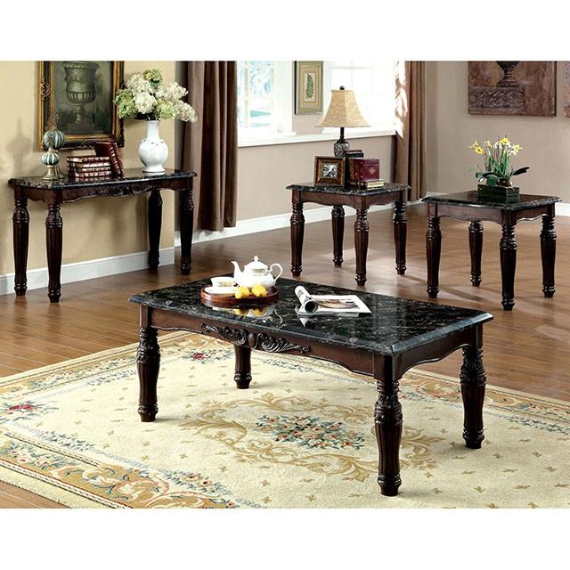 Brampton Espresso/Black Faux Sofa Table - Sweet Dreams Bedding & Furn (PA)