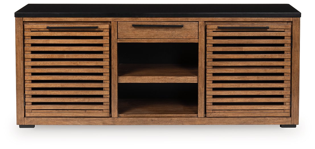 Kallari Credenza with Desk Return