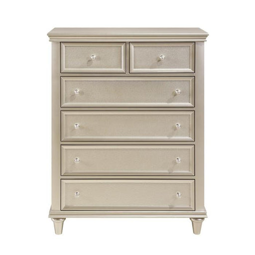 Celandine 6 Drawer Chest in Silver 1928-9 image