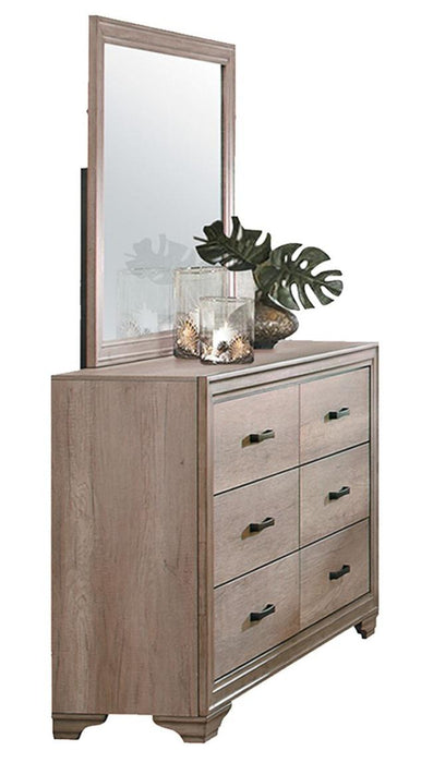 Lonan Mirror in Natural 1955-6