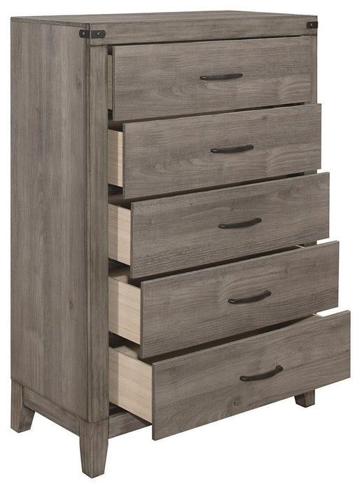 Woodrow 5 Drawer Chest in Gray 2042-9