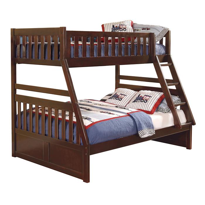 Rowe Twin/Full Bunk Bed in Dark Cherry image